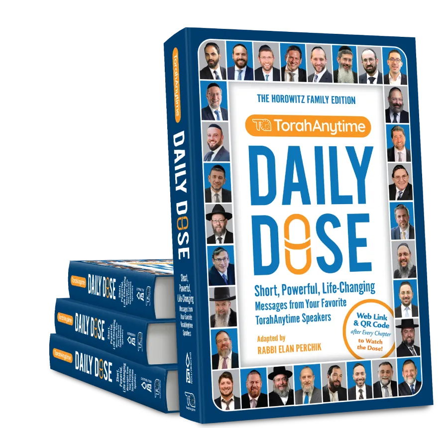 The Daily Dose book, a hardcover stack